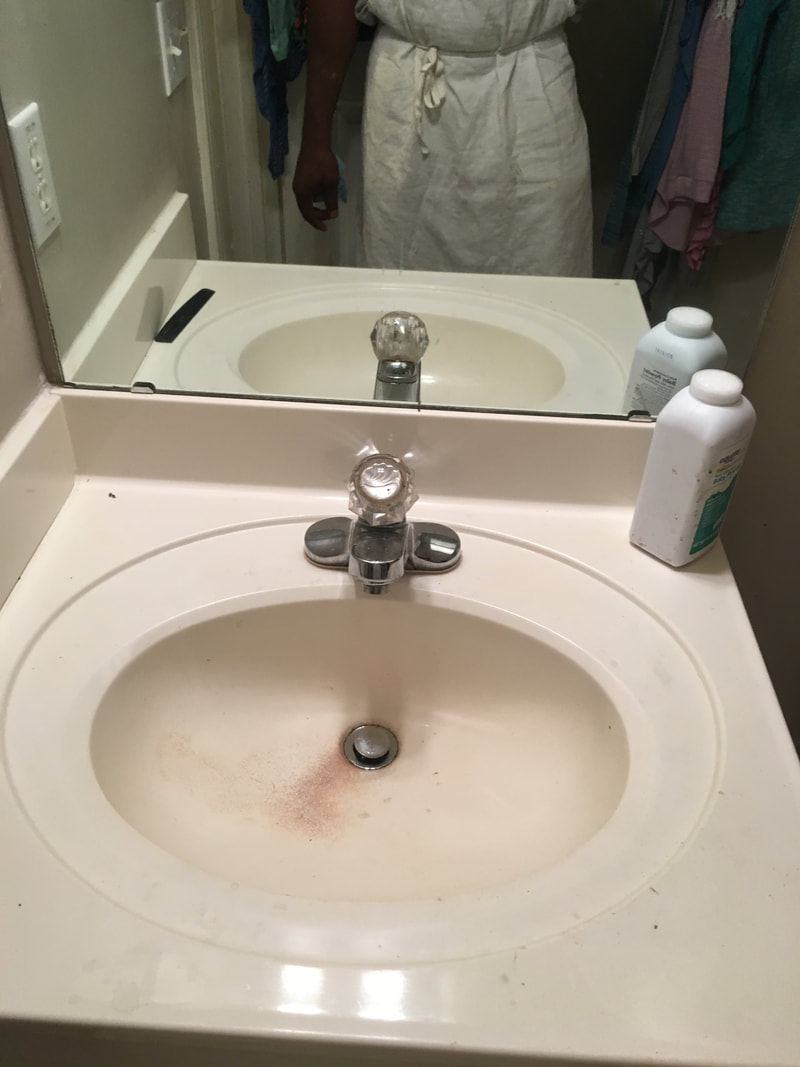 Cleaned and shine hoarder sink